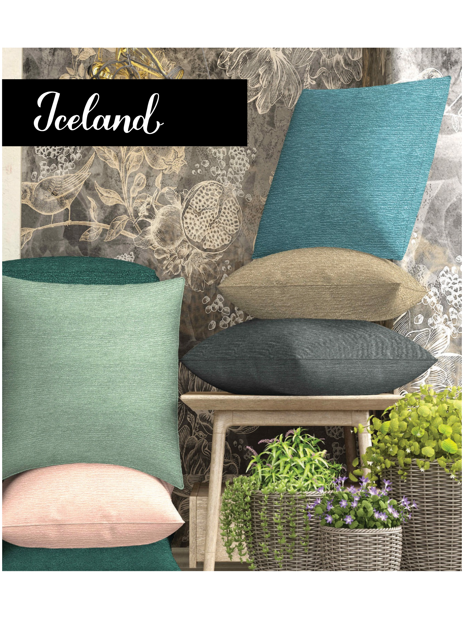 Iceland Cushion & Upholstery Fabric – D3 Premium Collection
