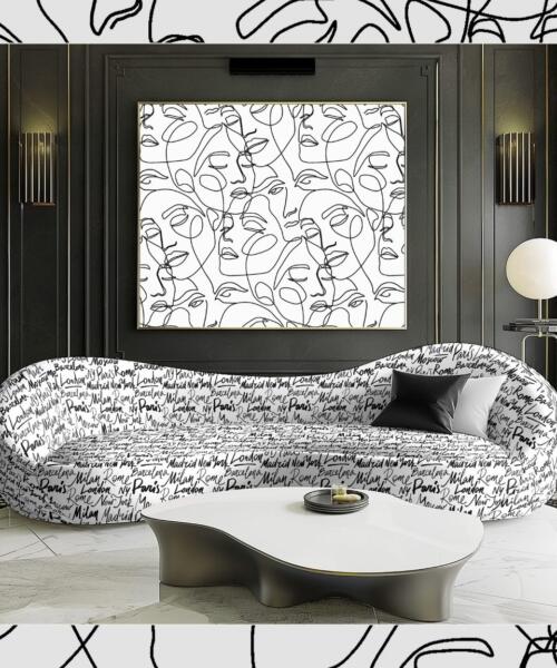 Cairo Printed Upholstery Fabric – Easy Clean Water Resistant Collection