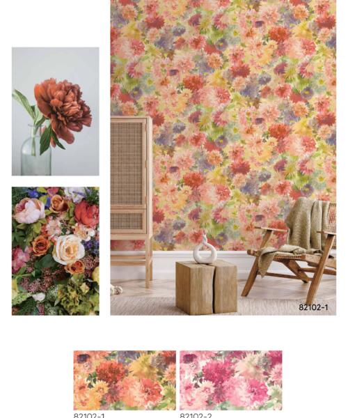 Bloom Eco Premium Silk Wallcovering Collection