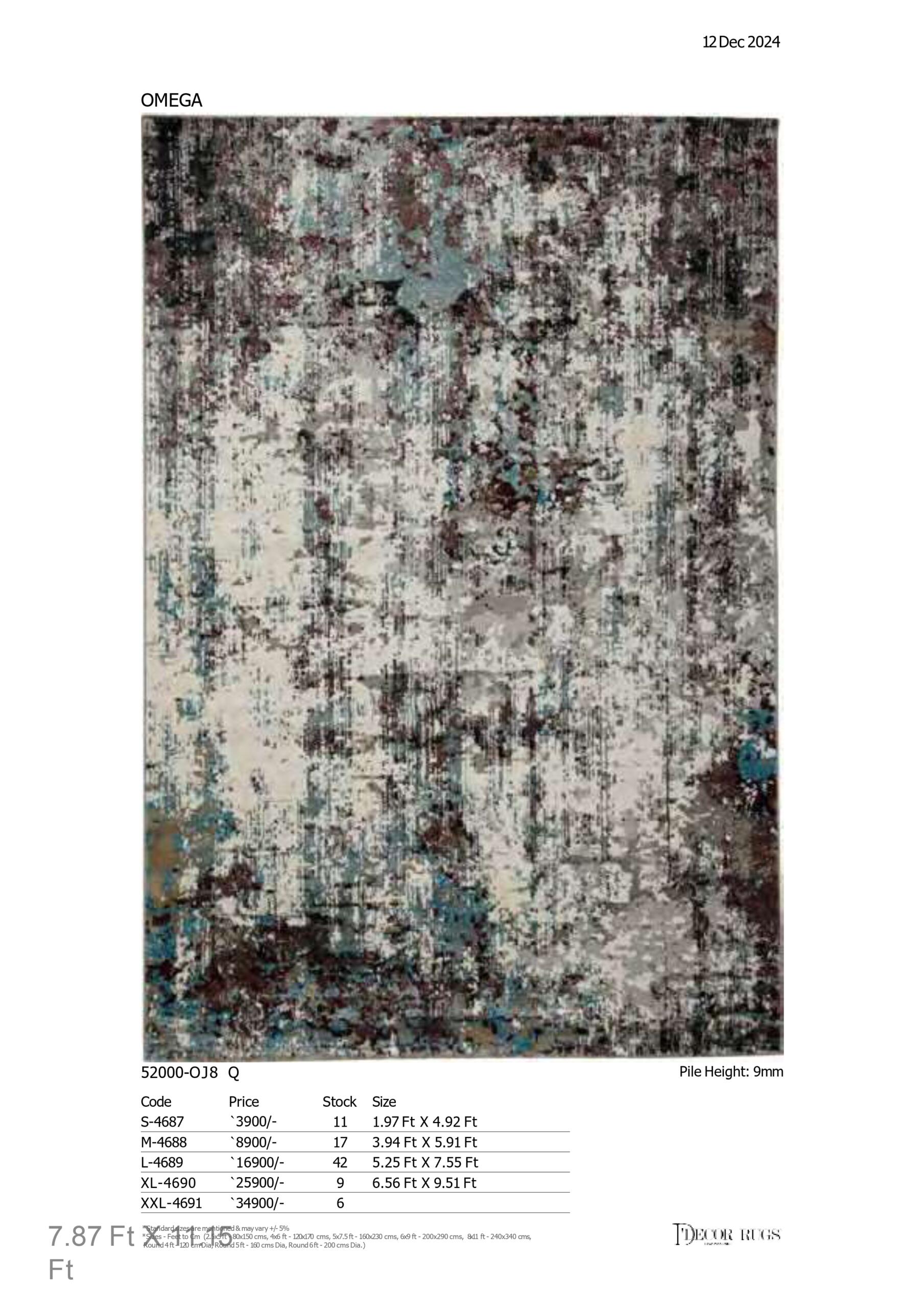 Sapphire Dune Rug - Image 53